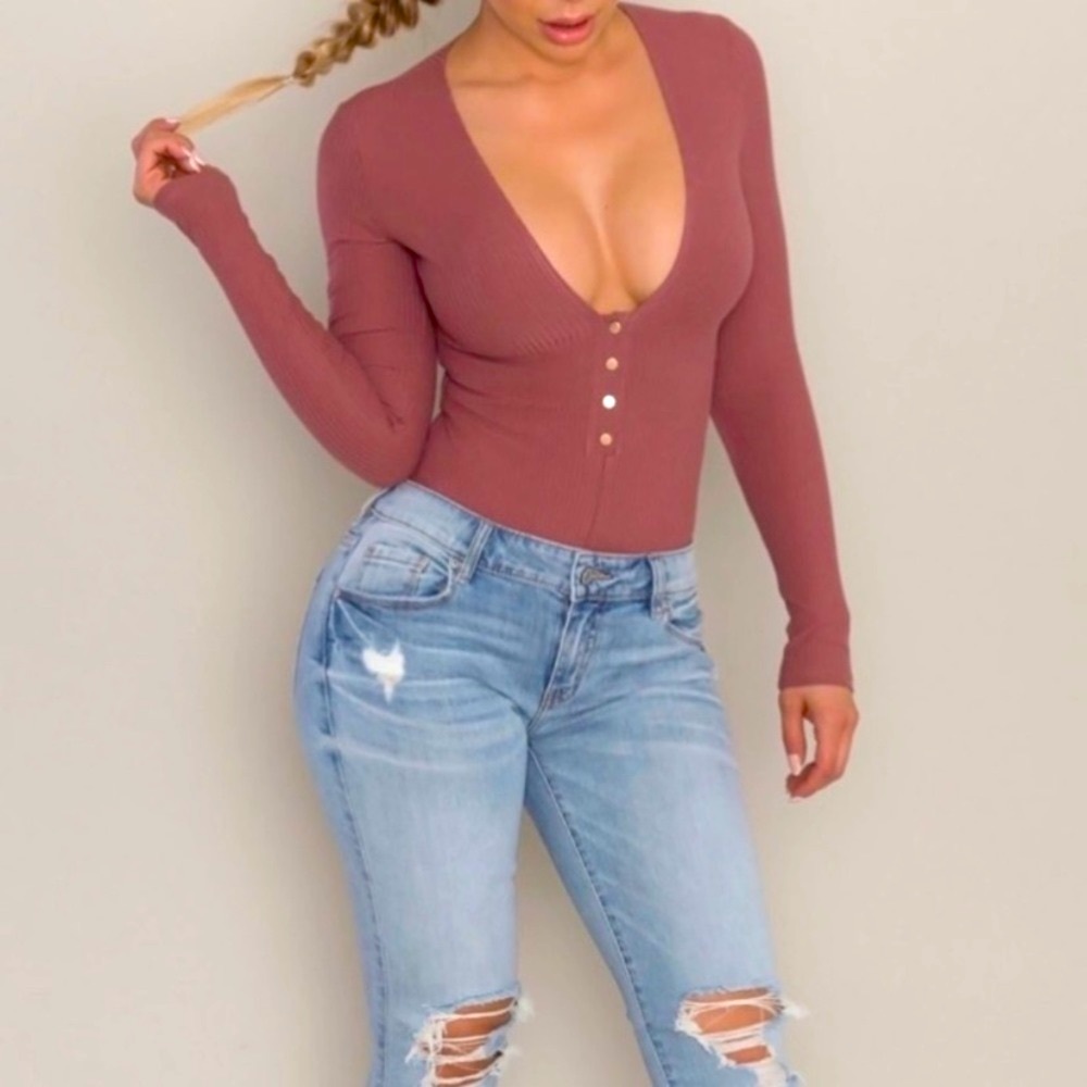 Vici Mauve Bodysuit